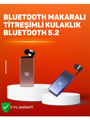 İki Telefona Aynı Anda Bağlanan Bluetooth 5.3 Klipsli Kulaklık – MFB Çok Noktalı Bağlantı