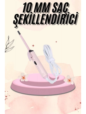 İnce Bukle 10MM Kıvırcık Saç Maşası Profesyonel Saç Şekillendirici