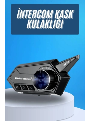 Intercom Bluetooth Kulaklık Kask Kulaklığı ANC Özelliği Yüksek Ses Kaliteli
