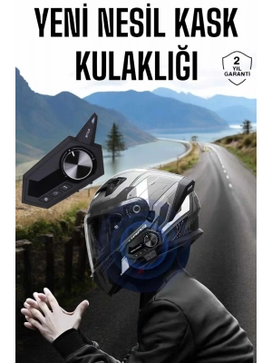 Intercom Kask Kulaklığı ANC Özelliği Yüksek Ses Kaliteli Bluetooth Kulaklık