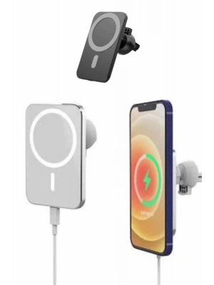 İOS Uyumlu Magsafe Kablosuz 15w Şarj Powerbank Magesafe