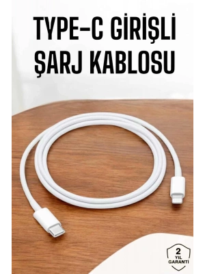Iphone İOS Uyumlu Hızlı Şarj Kablosu Type C To Lightning 12 13 14 15 Pro Max