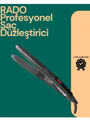 Isı Ayarlı Profesyonel Saç Düzleştirici – Titanyum Seramik Plaka