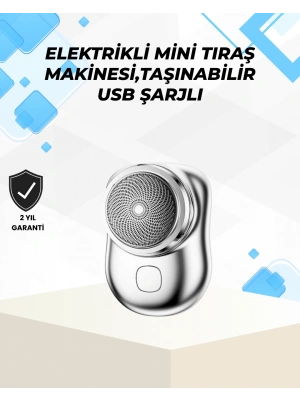 Islak-Kuru Kullanımlı Suya Dayanıklı Mini Tıraş Cihazı