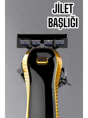 Jilet Başlıklı Tıraş Makine Sinek Kaydı Tıraş Seyahat Tipi Suya Dayanıklı