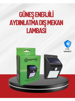 Kablo Gerektirmeyen Güneş Enerjili Dış Mekan Işık – Bahçe ve Koridor Aydınlatması