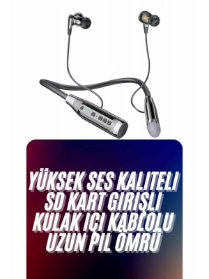 Kablolu Bluetooth Kulaklık Kulak İçi 120 Saat ANC Özelliği Uzun Ömürlü