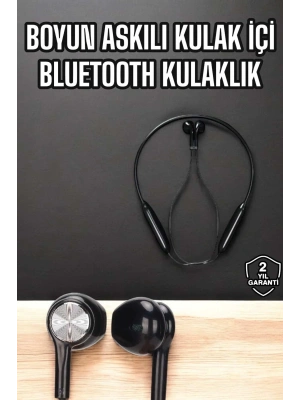 Kablolu Boyun Askılı Dijital Göstergeli Bluetooth Kulaklığı 60 Saat