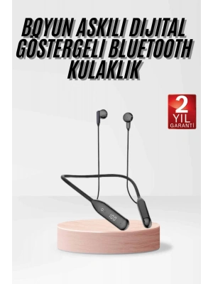 Kablolu Kulak İçi Bluetooth Kulaklık 100 Saat ANC Özellikli Boyun Bantlı