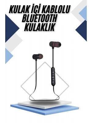 Kablolu Kulakiçi Bluetooth Kulaklık Mıknatıslı ANC Özellikli Yüksek Ses Kaliteli
