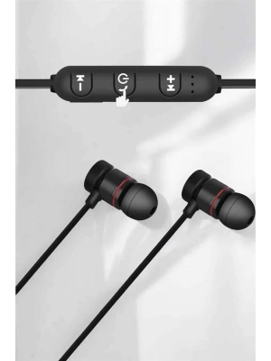 Kablolu Mıknatıslı Sport Kulaklık Bluetooth Bağlantılı