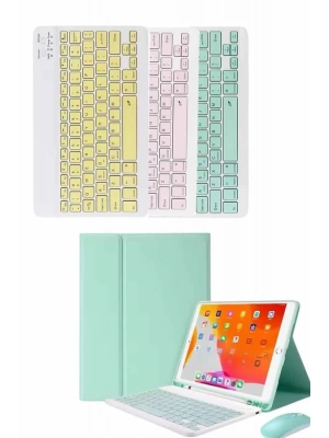 Kablosuz Bluetooth Bağlantılı Taşınabilir Q Klavye Tüm Cihazlara Uyumlu