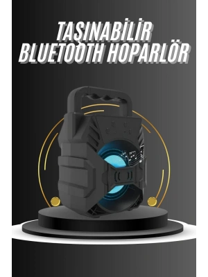Kablosuz Bluetooth Hoparlör Ses Bombası RGB Işıklı Taşınabilir Yüksek Ses Kaliteli
