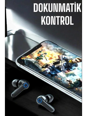 Kablosuz Bluetooth Kulaklık Dokunmatik Kontrol Uzun Pil Ömrü