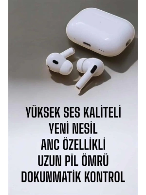 Kablosuz Bluetooth Kulaklık Gürültü Önleme, Su Geçirmez, Mikrofonlu