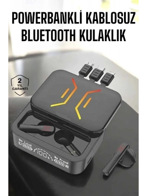 Kablosuz Bluetooth Kulaklık Powerbankli Uzun Pil Ömrü Yüksek Ses Kaliteli