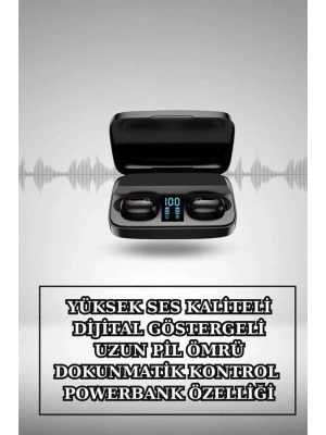 Kablosuz Bluetooth Kulaklık ve Kordon Hediyeli Akıllı Saat Nabız Ölçer Uzun Pil Ömrü