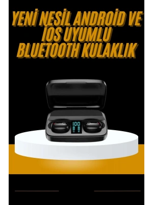 Kablosuz Dijital Göstergeli Çağrı Cevaplayabilen TWS 5.0 Bluetooth Kulaklık