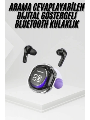 Kablosuz Dijital Göstergeli Powerbanklı IOS ve  Android Uyumlu Gaming Kulaklık