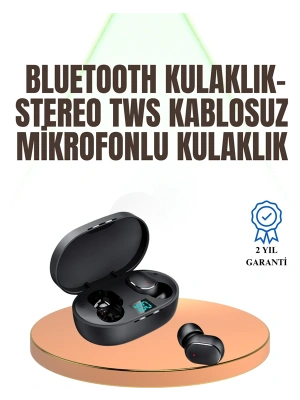 Kablosuz Kulak İçi Bluetooth Kulaklık Stereo Dokunmatik Kontrollü Kulaklık