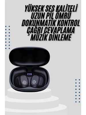 Kablosuz Küpeli Kulaklık Aktif Gürültü Önleyici Dokunmatik Kontrol