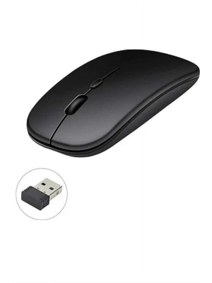 Kablosuz Mouse Fare Şarjlı Bluetooth Wireless Çift Modlu Sessiz