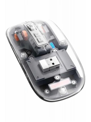 Kablosuz Mouse Fare Şarjlı Bluetooth Wireless Çift Modlu Sessiz