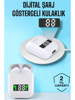 Kablosuz Müzik Keyfi Sunan LED Şarjlı TWS Bluetooth Kulaklık