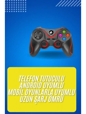 Kablosuz Oyun Kolu Bluetooth Joystick Gamepad Android Uyumlu