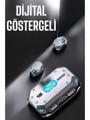 Kablosuz Powerbankli Oyuncu Kulaklığı Gürültü Önleyici