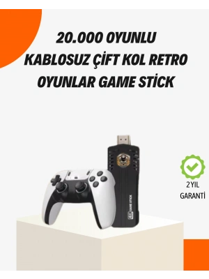 Kablosuz Retro Oyun Konsolu – 30.000+ Oyun ve HD Görüntü ile Kesintisiz Eğlence