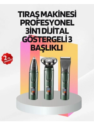 Kablosuz Şarjlı Çok Amaçlı Tıraş Makinesi