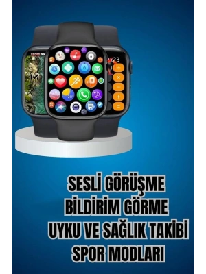 Kaliteli Akıllı Saat ve Kaliteli Bluetooth Kulaklık ANC Özelliği Uzun Pil Ömrü