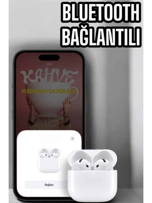 Kaliteli Ucuz İOS ve Android Uyumlu TWS Bluetooth Kulaklık ANC Özelliği