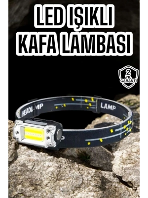 Kamp Feneri Balıkçı Feneri Başlıklı Suya Dayanıklı Kafa Lambası