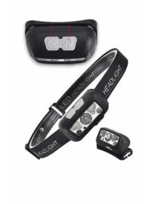 Kamp Lambası Kafa Feneri Kafa Lambası Ayarlanabilir Sensörlü Şarjlı