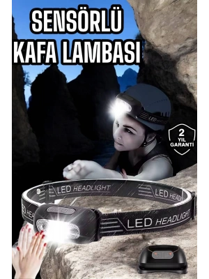 Kamp Lambası Led Işık Kafa Lambası Balıkçı Lambası Ayarlanabilir