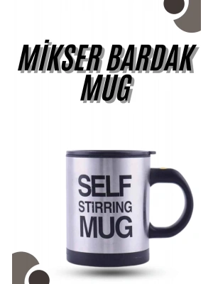Karıştırıcı Özellikli Mikser Kupa Bardak Kompakt Taşınabilir Mug