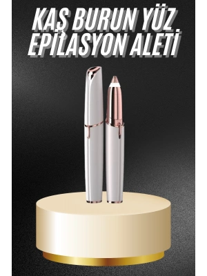 Kaş Bıyık Tüy Epilasyon Aleti Pilli Yüz Kaş Epilatör Kıl Tüy Alma Epilasyon