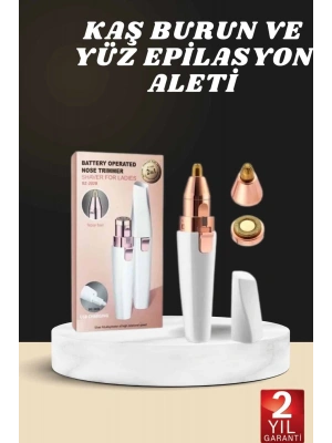 Kaş Burun Ve Yüz Epilasyon Aleti Kablosuz Şarjlı Kökten Alan Epilasyon Aleti