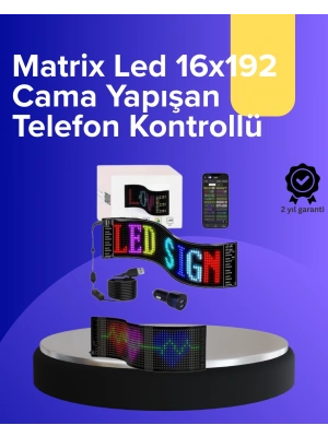 Kayan Yazılı RGB LED Tabela USB Bağlantılı Esnek ve Hafif Işıklı Ekran Paneli