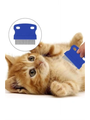 Kedi Köpek Tüy Bit Pire Toplayıcı Toplama Temizleme Tarağı Tarak Seti 4lü Set