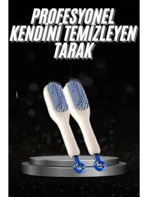Kendi kendini Temizleyebilen Hijyenik Saç Fırçası Anti-Statik Teknolojisi