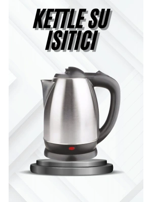 Kettle Su Isıtıcı C F Priz Uyumlu 220 - 240 V Paslanmaz Çelik Kablolu