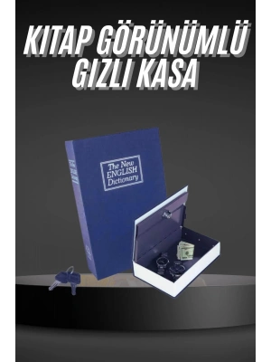 Kilitli Gizli Kasa Sözlük Kumbara Kitap Sözlük Görünümlü 18cm