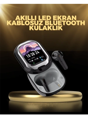 Kişiselleştirilebilir LED Ekranlı Bluetooth Kulaklık – Oyun & Müzik Modlu