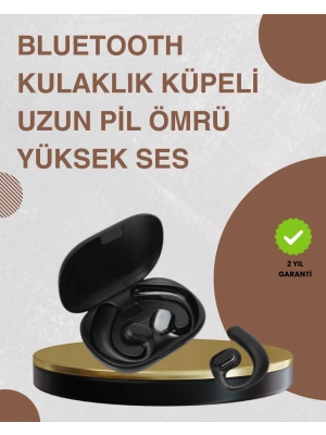 Klipsli Kablosuz Bluetooth Kulaklık – IPX6 Su Geçirmez