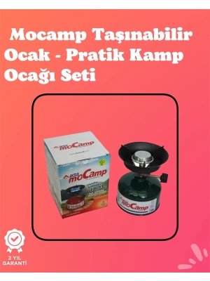 Kolay Ayarlanabilir Alevli ve Güvenli Metal Kamp Ocağı