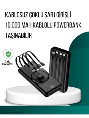 Kompakt Tasarım, Güçlü Performans – 10000mAh Kablosuz Powerbank