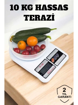 Kompakt Tasarım ve Tek Tuşla Sıfırlama Özelliğiyle Kullanımı Kolay Mutfak Tartısı